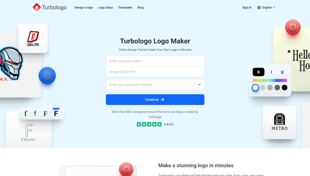 Turbologo Homepage